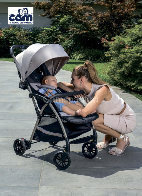 Коляска детская прогулочная CAM Giramondo, цвет 214 бежевый