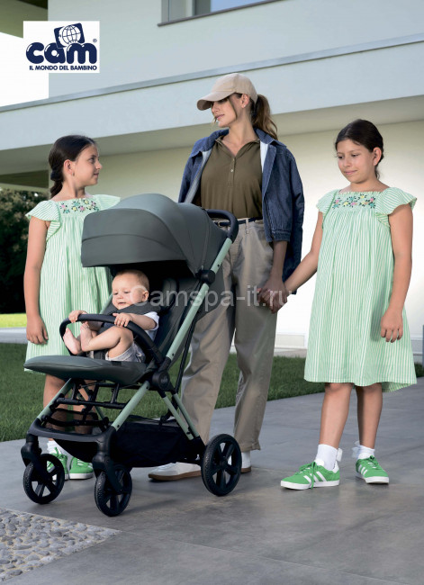 Коляска Cam Off-road AIR цвет 207 nero Коляска Cam Off-road AIR цвет 207 nero