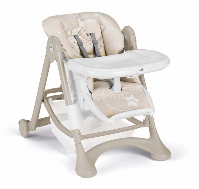 Стул для кормления Campione (Кампионе) цвет 261 бежевый с мишкой Стул для кормления Campione (Кампионе) цвет 261 бежевый с мишкой