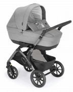 Коляска 3 в 1 Cam Dinamico Up (Динамико Ап) Smart цвет 992 серый с вышевкой