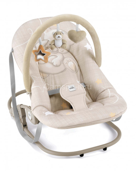 Качели Cam GIOCAM цвет 260B бежевый с мишкой и луной Качели Cam GIOCAM цвет 260B бежевый с мишкой и луной