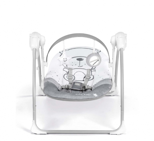 Качели Cam GIOCAM цвет 262 серый с мишкой Качели Cam GIOCAM цвет 262 серый с мишкой