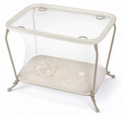 Манеж Cam Lusso (Луссо) цвет 260B бежевый с мишкой и луной