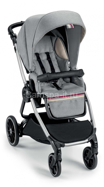 Коляска 3 в 1 Cam Techno Milano (Техно Милано) цвет 552 серый с полосками
