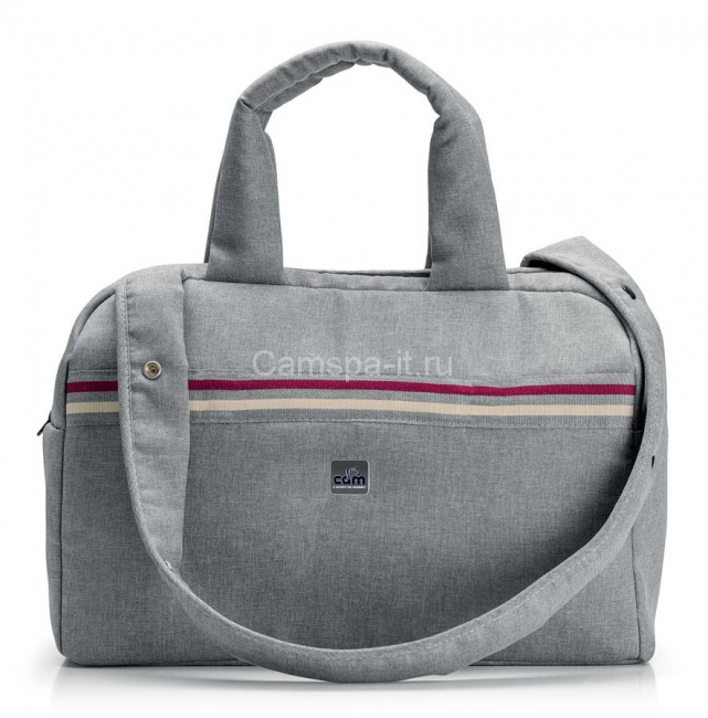 Коляска 3 в 1 Cam Techno Milano (Техно Милано) цвет 552 серый с полосками