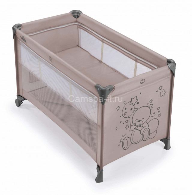 Манеж-кровать Cam Pisolino (Писолино) цвет 261 бежевый с мишкой Манеж-кровать Cam Pisolino (Писолино) цвет 261 бежевый с мишкой