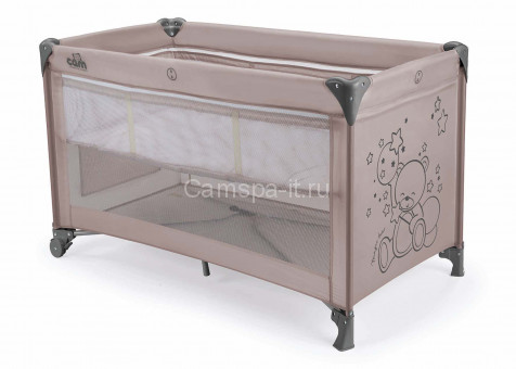 Манеж-кровать Cam Pisolino (Писолино) цвет 261 бежевый с мишкой