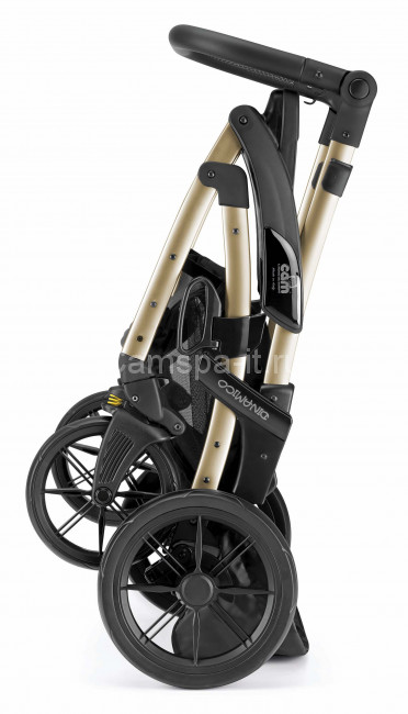 Коляска 2 в 1 Cam Dinamico Up Duetto (Динамико Ап) цвет 991 бежевый с вышивкой